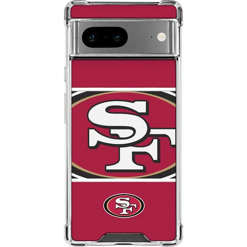 NFL San Francisco 49ers Zone Block Google Pixel 7a Clear Case